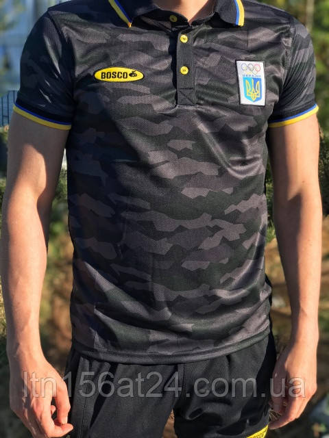 Футболки Bosco Sport UA поло камуфляж лімітована колекція S M L XL XXXL 