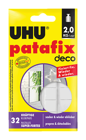 Клеючіі надміцні подушечки PATAFIX DECO 32 шт. UHU 40660, фото 2