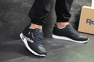 Чоловічі кросівки Reebok,шкіряні,темно сині 43,44 р, фото 2