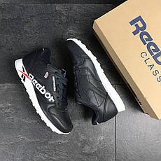 Чоловічі кросівки Reebok,шкіряні,темно сині 43,44 р, фото 3