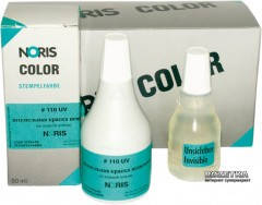 Штемпельна фарба 110 UVА NORIS-COLOR, ультрафіолетова, об'єм: 25 мл,