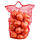 Сітка-мішок овочева з ручкою 21х31 (до 3 кг) Червона, Помаранчева, фото 2