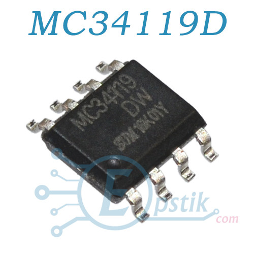 MC34119D аудіо підсилювач низьковольтний 2-16В SOP8
