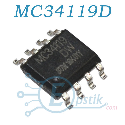 MC34119D аудио усилитель низковольтный 2-16В SOP8 - фото 1 - id-p648113228