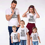 Футболки. Family Look. Футболки для всієї родини. Boss and real boss, фото 2