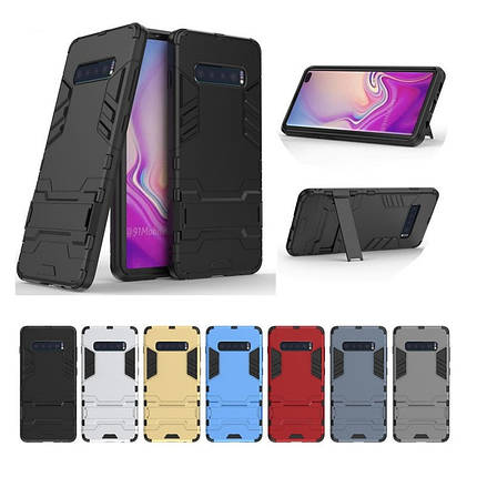 PC + TPU чохол Metal armor для Samsung Galaxy S10 (6 кольорів), фото 2