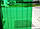 Монолітний профільований полікарбонат (трапеція) зелений 1,05 * 2 м Borrex (Боррекс), фото 2