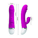 Hi-tech вібратор - Pretty Love David Vibrator 18,5 x 3,5 cm, фото 9