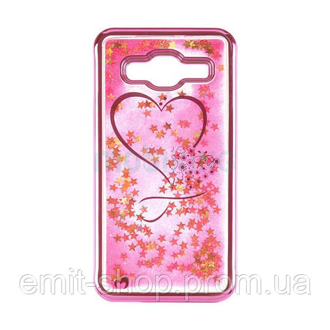 Чохол Beckberg Aqua для Samsung Galaxy J7 2016 (J710) Hearts Pink, фото 2