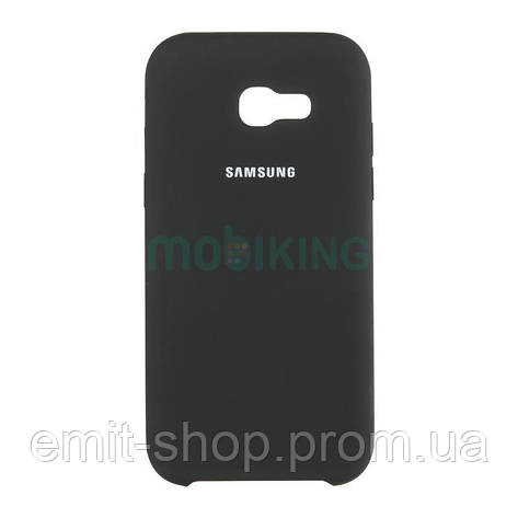 Оригінальний силіконовий чохол Soft touch для Samsung Galaxy J7 2016 (J710) Black, фото 2