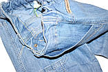 Короткі джинси на блискавці для хлопчика, зріст 74 см, Одягайко, фото 3