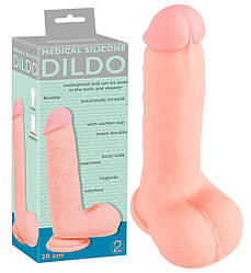 Фалоімітатор з мошонкою Medical Silicone 20