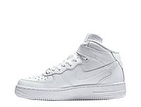 Женские кроссовки Nike Air Force 1 Mid "All White" 314195-113