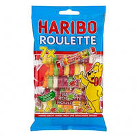 Конфеты Фруктовые рулетики Желейные Haribo Roulette 7 Pack 175g