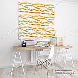 Римська фото штора Хвилі. Безкоштовна доставка. Будь-який розмір до 3,5х3,5м Гарантія. Арт. 15-07-42, фото 3