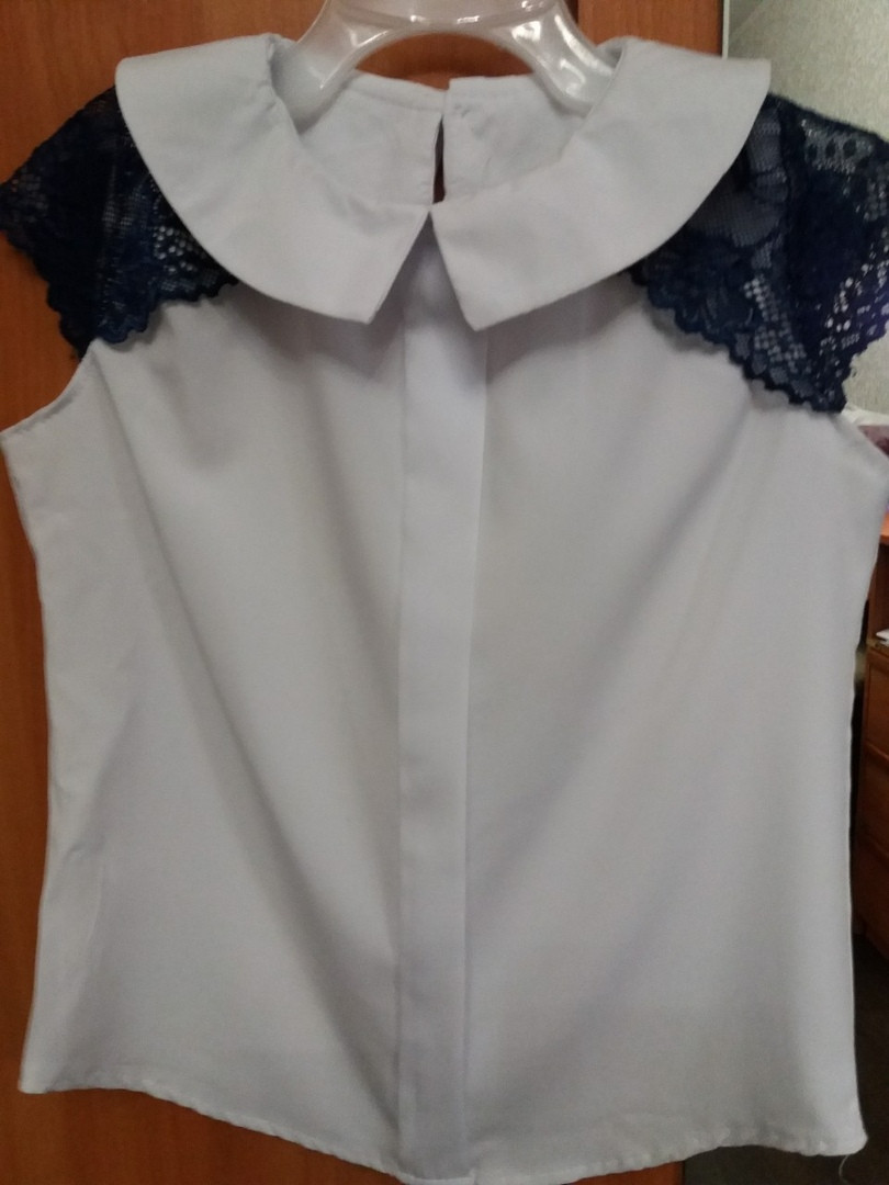 Блуза для дівчаток шкільна 402
