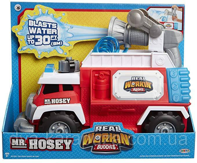 Велика пожежна машина Real Workin' Buddies Mr. Hosey The Super Spray Fire Truck Vehicle Toy!, фото 1
