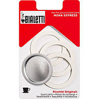 Комплект запасних частин для гейзерної кавоварки Bialetti на 6 чашок (оригінал)