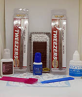 Стартовий набір для нарощування вій (бюджетний, можна змінювати)