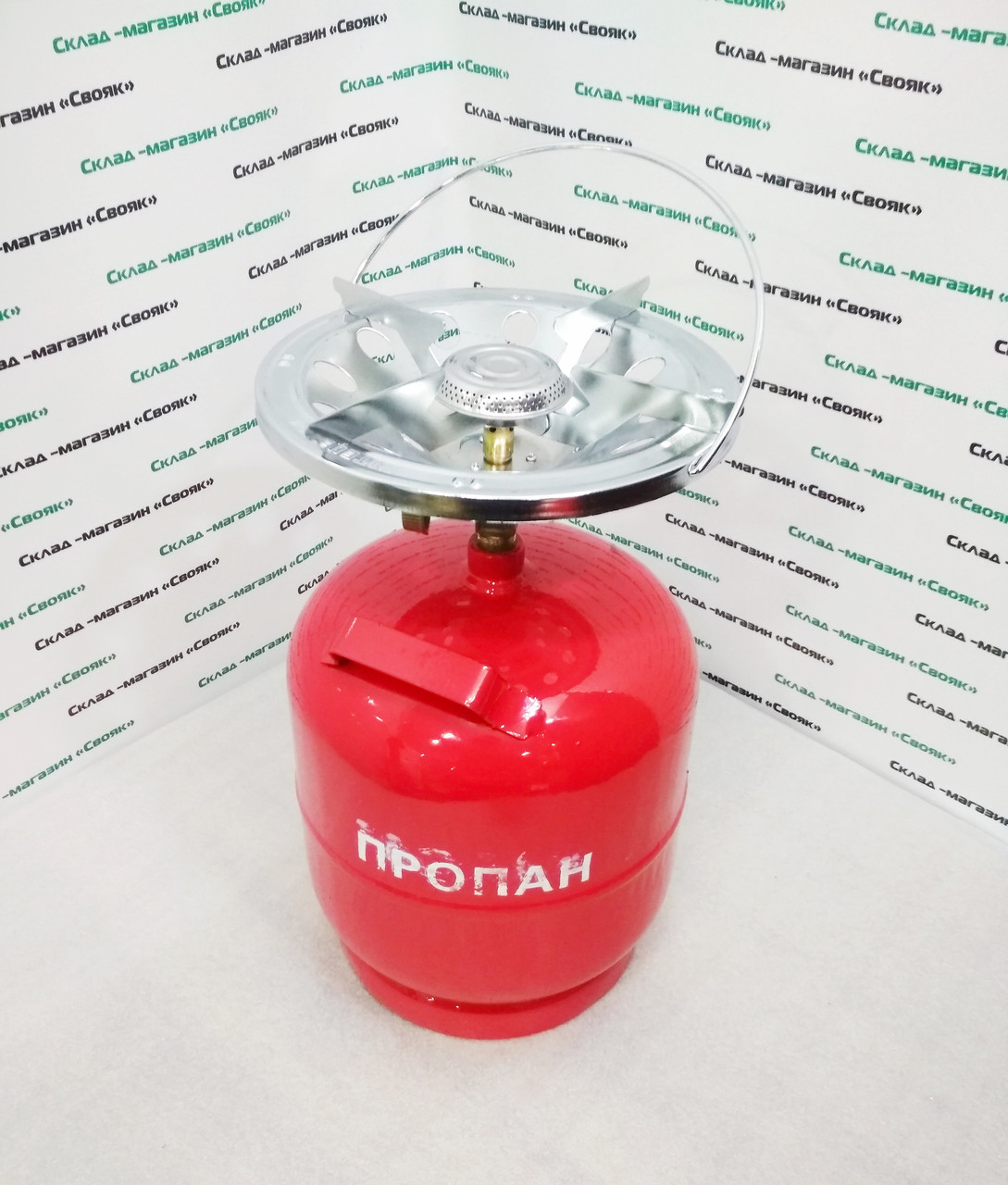 Пальник газовий "Intertool" 8 л. (Пічка для туризму).