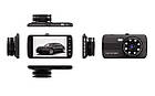 Автомобільний відеореєстратор DVR S16 Full HD 1080P одна камера класичний у машину реєстратор, фото 6