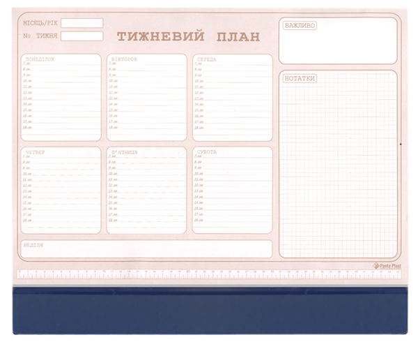 Планинг недатированный Panta Plast 0318-0004-01 А3