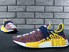 Чоловічі кросівки Adidas Human Race NMD Pharrell MultiColor Noble Ink Yellow/White AC7360, фото 2