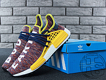 Чоловічі кросівки Adidas Human Race NMD Pharrell MultiColor Noble Ink Yellow/White AC7360, фото 2