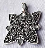 Коловрат/Грозовик слов'янський оберіг з срібла 925-ої проби, фото 2