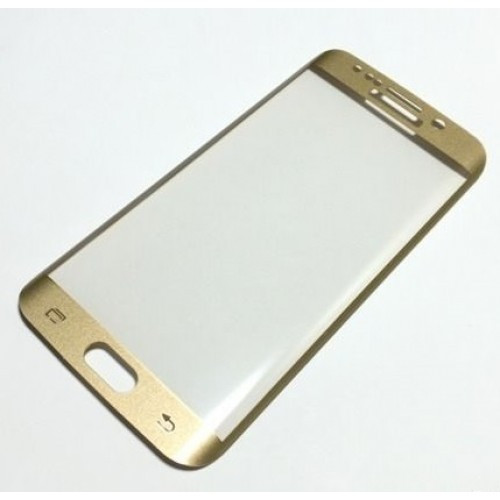 Захисне скло 3D Samsung S9 plus (зігнуте) золото