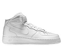 Оригінальні Кросівки Nike Wmns Air Force 1 Mid 07' Leather 366731-100