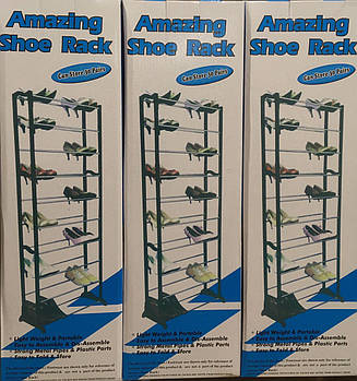 Потсставка,органайзер для взуття на 30 пар Amazing Shoe Rack (12 шт./ясть)