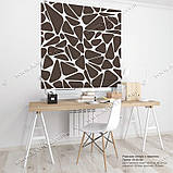 Римська фото штора Абстракція. Безкоштовна доставка. Будь-який розмір до 3,5х3,5м Гарантія. Арт. 15-03-64, фото 2