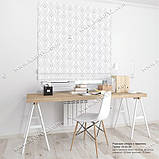 Римська фото штора Візерунок перо. Безкоштовна доставка. Будь-який розмір до 3,5х3,5м Гарантія. Арт. 15-03-29, фото 3