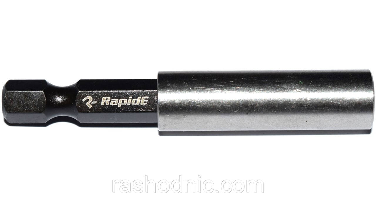 Магнітний тримач для біт RAPIDE 1/4" х 60 мм, фото 1