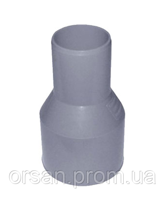 Переход (бутылка) 72х50 с чугуна на пластик канализация Европласт (ID ...