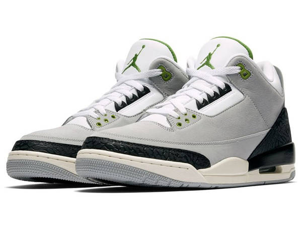 Air jordan iii chlorophyll hot sale