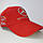 Кепка бейсболка Mercedes червона, фото 4
