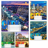 Зошит 24 аркуші в лінію "Мегаполіс" 20/320