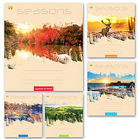 Зошит 24 аркуші в лінійку "Сезон" 20/320