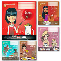 Зошит 24 аркуші в лінійку "Смачники" 20/320