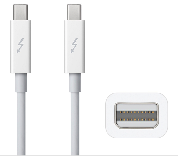 Кабель Thunderbolt 2 Cable - Black 0.5м Apple OWC Akitio egpu (ID ...