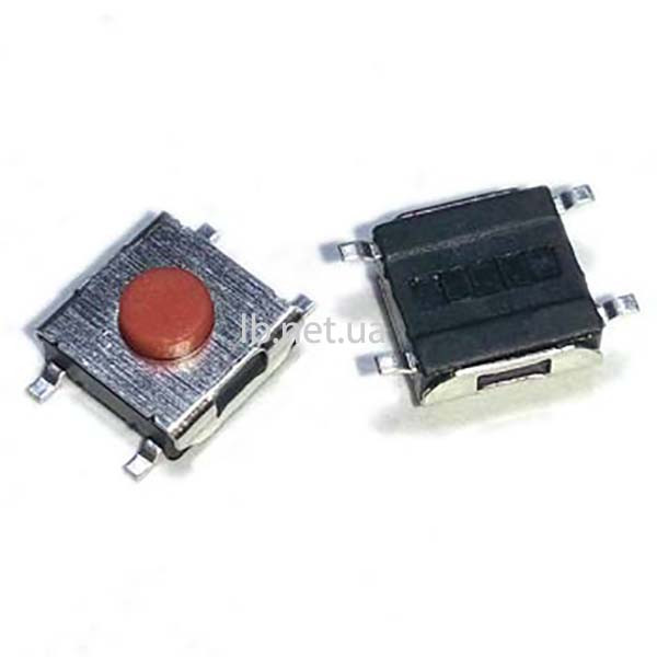 Тактова кнопка 6 х 6 х 3.1 мм, SMD, фото 1