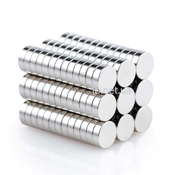 Постійний неодимовий магніт 10х3 мм (диск) N35, фото 1