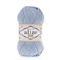 Пряжа Alize Cotton Gold Hobby 40 голубой (Ализе Котон Голд Хобби)