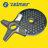 Нож для мясорубки Zelmer NR8 (двухсторонний) и решетка