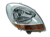 Права передня фара Renault Kangoo 2003-2008 H4 з жовтим поворот., хром.рамка, авто. регул. 551-1145R-LDEMY