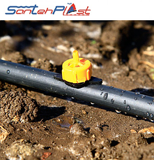 Крапельниця з компенсацією тиску Santehplast SL-015 4л/год, фото 6