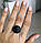 Кільце My Jewels з срібла з каменями Swarovski коло чорне (розміри 17 - 17,5), фото 3