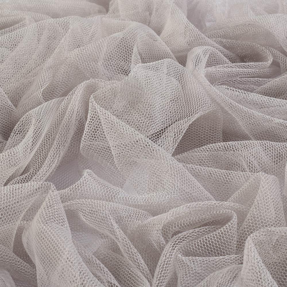 Сітка м'яка тонка сіра світла кварцова ш.150